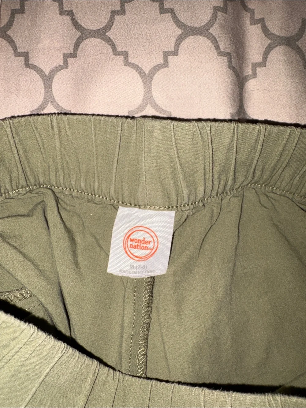 Kids Cargo Joggers with Elastic Waist set